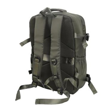 Imagem de Mochila de Compressão a Vácuo de Grande Capacidade Com Bomba de Ar para Negócios de Viagens, Dedicação de 15,6 ”do Compartimento de Laptop Ajustável Fivelas de Compressão (Verde)