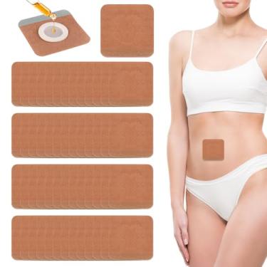 Imagem de Pacote de óleo de rícino descartável com 50 unidades de enchimento para umbigo, embalagens de óleo de rícino de algodão orgânico altamente absorventes que promovem a digestão, sem lavagem, fácil de