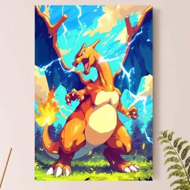 Imagem de Placa Quadro Decorativo Po.ke.mon - Ch.ari.za.rd (Charizard_10)
