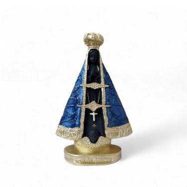 Imagem de Estátua Decorativa Imagem Nossa Senhora Aparecida 25cm Azul VÁRIAS VAR