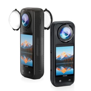 Imagem de Birgipar Protetores de lente Insta 360 X5, capa protetora de lente de vidro temperado para acessórios Insta360 X5