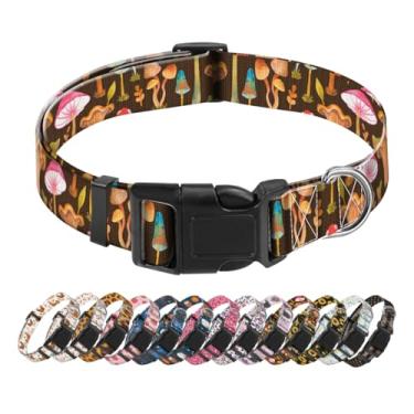 Imagem de SXboxing Coleira para cães, coleira fofa para cães pequenos, médios e grandes, coleiras macias personalizadas para animais de estimação com fivela de liberação rápida para caminhada, corrida