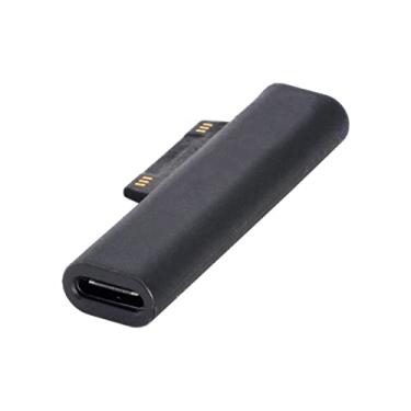 Imagem de Cablecc Adaptador de carregamento DC 15V Tipo-C USB-C fêmea para Surface Pro7 Pro6 Pro5 Pro4 Pro X Go Book
