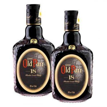 Imagem de Kit Whisky Old Parr 18 anos 750ml com 2 unidades