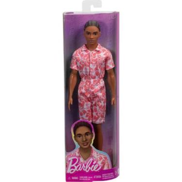 Imagem de Boneco Ken Fashionista Com Macacão 235 Mattel