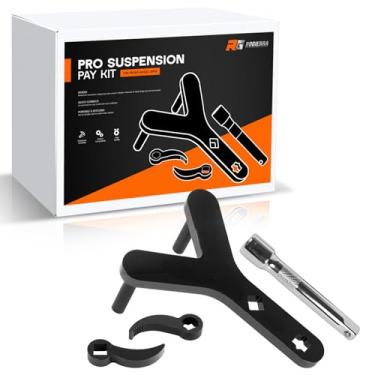 Imagem de Rogierra Kit de ferramentas de elevação de braço de controle profissional - Ferramenta de remoção de bucha de suspensão de 1,27 cm e adaptador de barra de elevação para veículos com tração dianteira