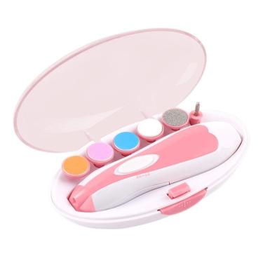 Imagem de Aparelho Lixador De Unha Portátil Infantil Para Bebê 6 Em 1