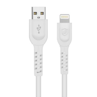 Imagem de Cabo Dual Shock ( iPhone / iPad ) Lightning - Branco - 1,2m (MFI Homologado) - Gshield