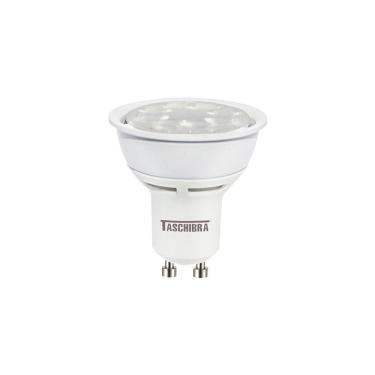 Imagem de Lâmpada Led Taschibra Tdl 50 Dicroica Mr16 7w Bivolt Gu10 6500k Luz Branca