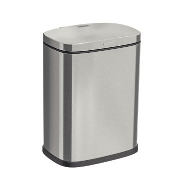 Imagem de Lixeira Tipo D Aço Inox Acetinado Balde Interno 3 Litros - Tramontina 94540/007