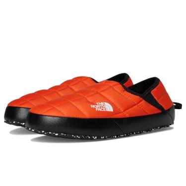Imagem de THE NORTH FACE Tênis de inverno masculino Thermoball Traction Mule V | Isolamento e repelente de água, sola de borracha, Solar Flare/TNF preto, 38