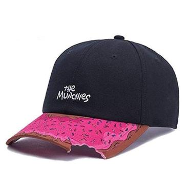 Imagem de Boné de beisebol Munchies Anime Snapback Hat Algodão 56-59cm
