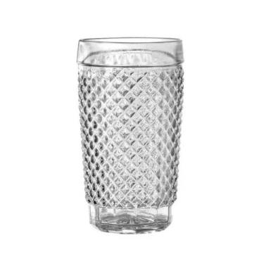 Imagem de Jogo 6 Copos de Vidro Barroco - 255 ml - Wheaton, Transparente, 6 Unid