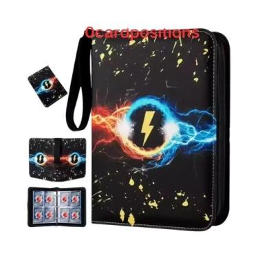 Imagem de Álbum De Cartões Pokémon Com 400 PCS, Pasta De Fotos Com Zíper Em PU, 
