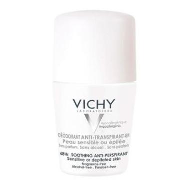 Imagem de Desodorante 48H Vichy Roll-On para Peles Muito Sensíveis ou Depiladas 50ml-Unissex
