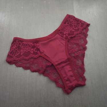 Imagem de Calcinha Vanda Cor:RubiTamanho:M - Kit Mania Lingerie, Rubi, M