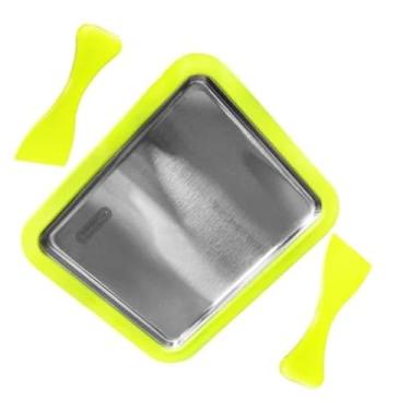 Imagem de Máquina de Rolo de Sorvete Caseiro em Aço Inox – Ice Cream Roll Maker com Espátulas(verde)