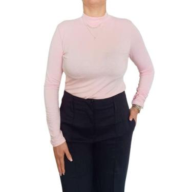 Imagem de Blusa Feminina Cacharrel Gola Alta Manga Longa Segunda Pele - FR Moda 