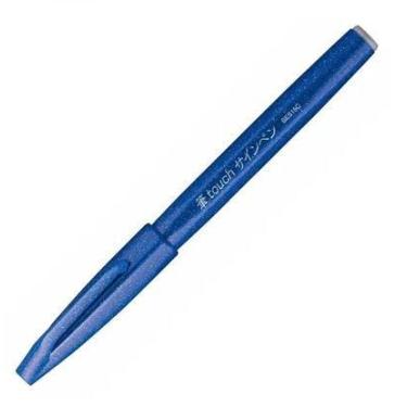 Imagem de Caneta Pincel Brush Sign Pen Cor a Escolha Unidade Pentel,  Azul
