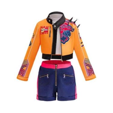 Imagem de Conjunto De Fantasia De Cosplay De Ídolo Kpop Para Meninas, Jaqueta Es