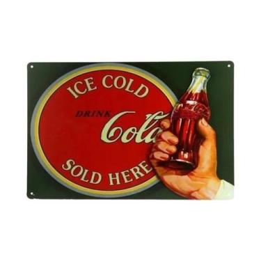 Imagem de Placa De Metal Retro Vintage Cola 7-UP, Arte De Parede Para Cozinha, B