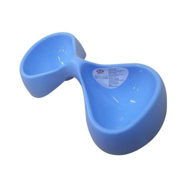 Imagem de United Pets Bicio Azul - Comedouro Duplo Pet Para Gatos