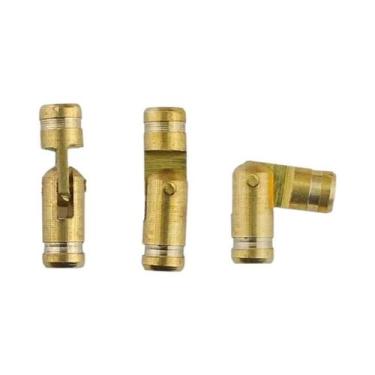 Imagem de Dobradiças De Cilindro Ocultas Em Latão 10 Peças Hardware Invisível Pa