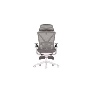 Imagem de Cadeira Office Elements Calaena, com Massagem, Até 120kg, Reclinável, Malha, Cinza - 72099