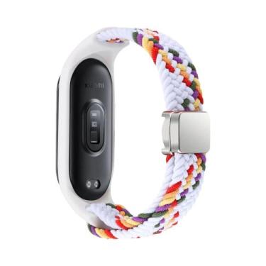 Imagem de Pulseira De Nylon Trançada Com Fecho Magnético Para Xiaomi Mi Band 9 8