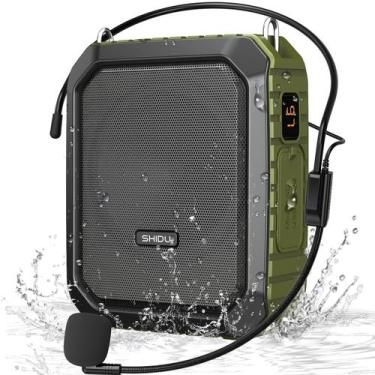 Imagem de Amplificador de voz SHIDU M800 18W com microfone e alto-falante IPX5