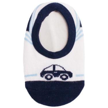 Imagem de Meia Sapatilha Colorida Antiderrapante Bebê Tamanho 16 a 20 Pimpolho M