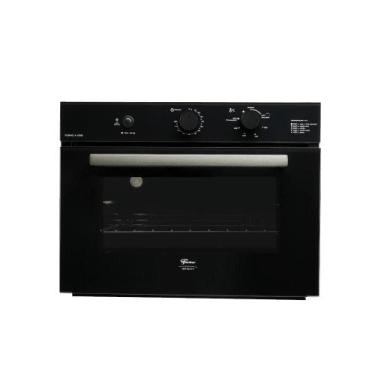 Imagem de Forno a Gás Fischer Infinity De Embutir 50L Com Grill Preto, 220V