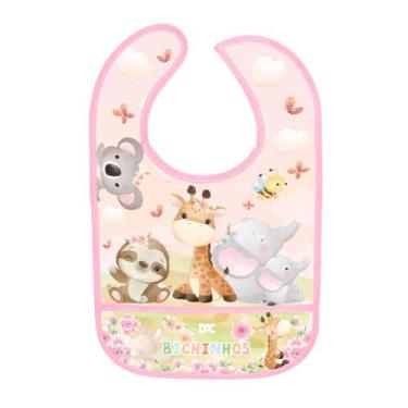 Imagem de Avental Escolar Infantil Plástico Estampado Bichinhos Peva - dac, Bran