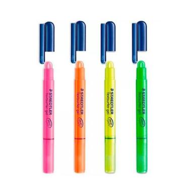 Imagem de Marcador Fluorescente Gel Staedtler - Cores Variadas, Laranja