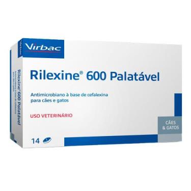 Imagem de Antibiótico Rilexine Palatável Cães/Gatos 600mg 14 Comp - Virbac