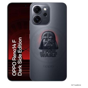 Imagem de Oppo Reno 14F Dark Side Edition 5G 256gb 12gb RAM Tela 6.57`