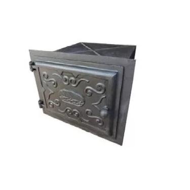 Imagem de Chapa Fogão Lenha Serpentina Cano Ferro 4 Furo 29x100x35cm