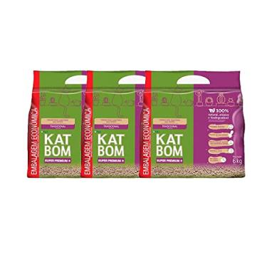 Imagem de Kit com 3 Katbom Natural 6kg