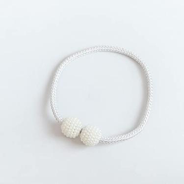 Imagem de Corda de amarração de cortina fivela magnética corda de ligação de cortina sem perfuração acessórios de corda de ligação de cortina de atração magnética, T10,4 pcs