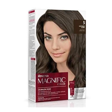 Imagem de Kit Coloração em Creme Magnific Color, Amend, 5 Castanho Claro