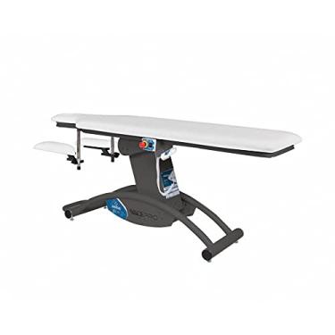 Imagem de Maca Elétrica com Orifício para Rosto e Regulagem para Braço com Base Preta - Arktus - Branco