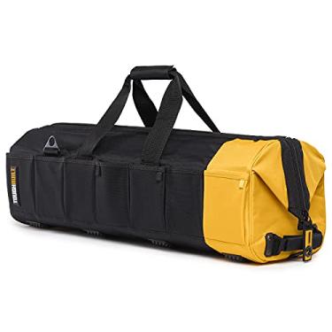 Imagem de TOUGHBUILT Bolsa de boca maciça TOU-60-30 76,2 cm, preto/amarelo