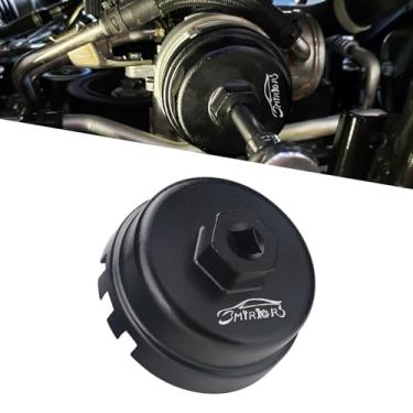 Imagem de Chave de filtro de óleo chave de filtro de óleo compatível com HONDA ACURA (personalizado) alumínio durável, 64 mm 14 flauta