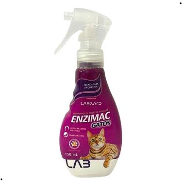 Imagem de Eliminador de Odores e Manchas Labgard Enzimac Spray para Gatos - 150 mL