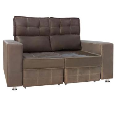 Imagem de Speciale Home - Sofá Retrátil e Reclinável 2 Lugares Londres 1.60cm com Molas Veludo Speciale Home
