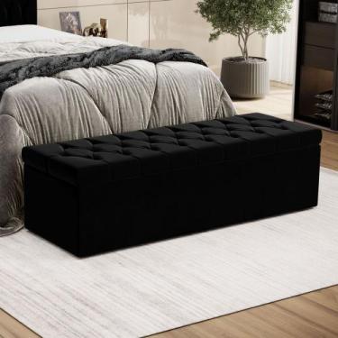 Imagem de Calçadeira Estofada Decorativa para Cama Box Sagitarius 160 para Cama 