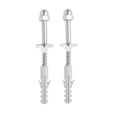 Imagem de Kit Parafusos Fixador Blukit Aço Inoxidável Para Vaso Sanitário/bidê