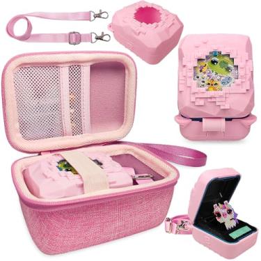Imagem de JCHPINE Hard Carrying Case and Silicone Cover for Bitzee Magicals Interactive Digital Pet, Accessories Case for Bitzee Magicals Virtual Electronic Pets (Pink)