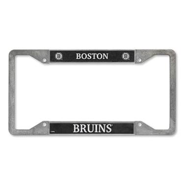 Imagem de Rico Industries Moldura de placa de estanho NHL Hockey Boston Bruins 30,48 cm x 15,24 cm