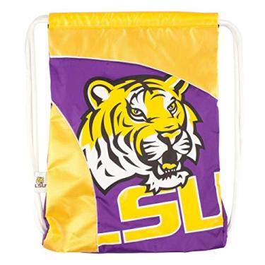 Imagem de Littlearth Mochila NCAA LSU Tigers Curve Cinch, tamanho único, cor da equipe